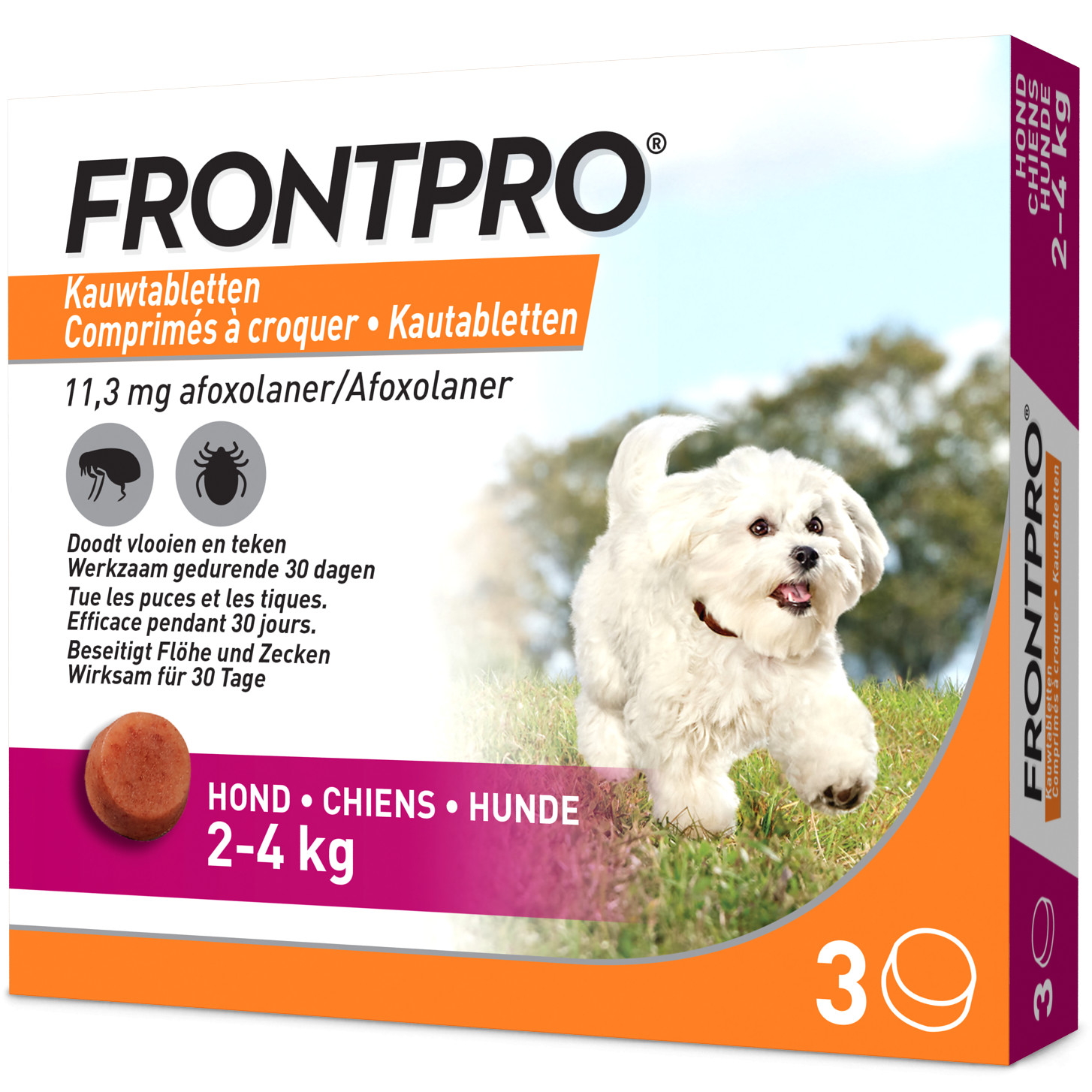 Frontpro Kauwtabletten S hond 2-4 kg