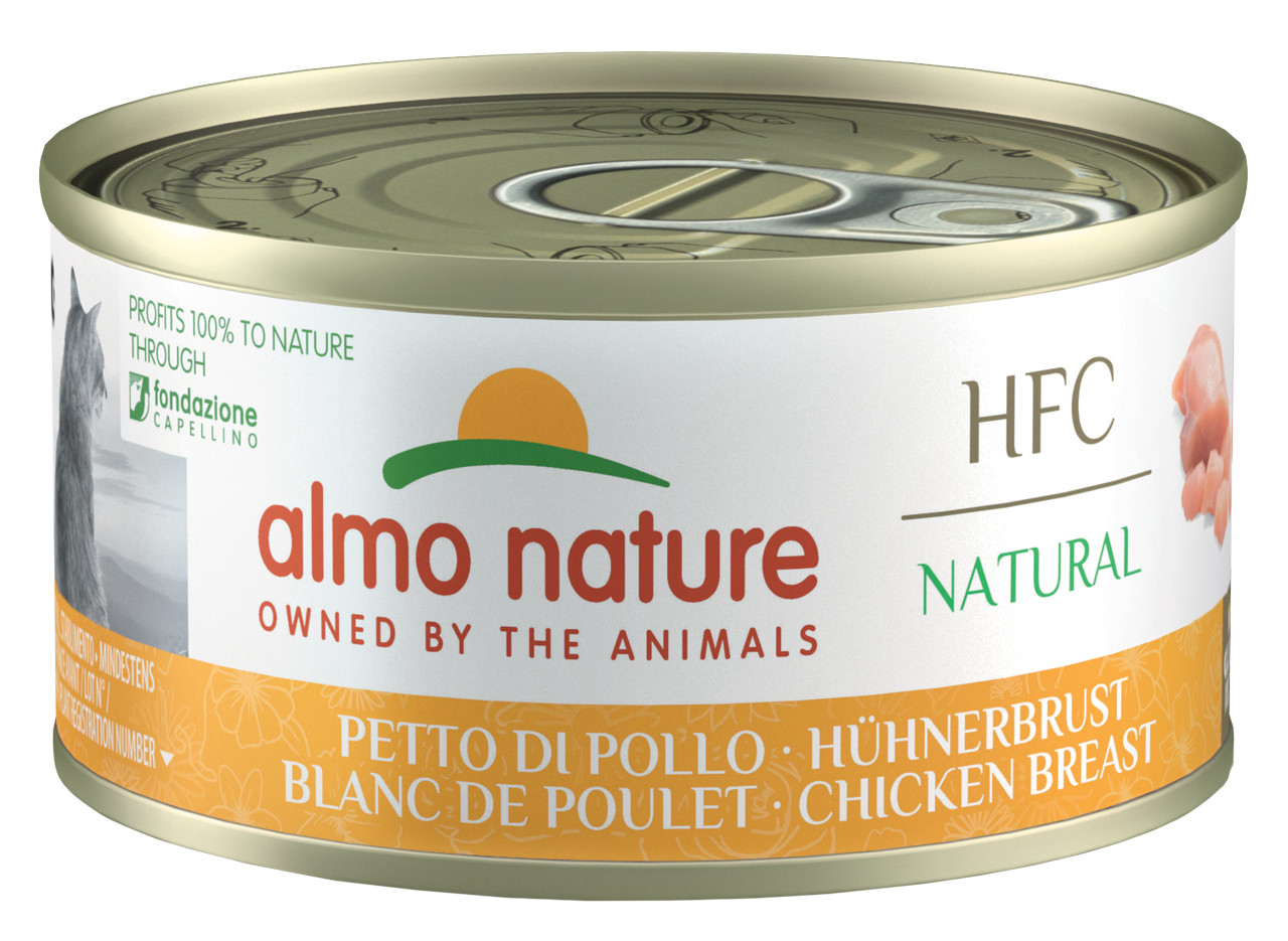 Almo Nature HFC Natural kippenborst natvoer kat (70 g)