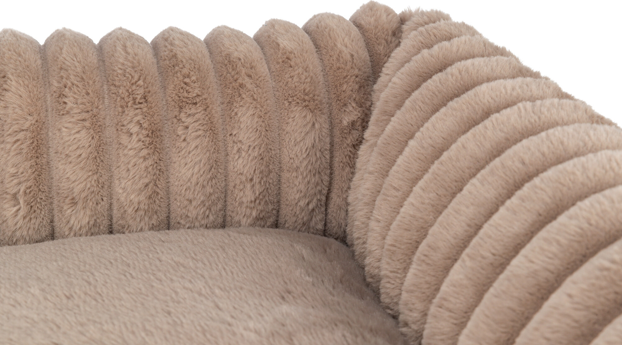 Trixie hondenmand Lonni ribfluweel lichtbruin