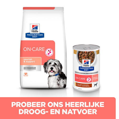 Hill's Prescription Diet On-Care stoofpotje voor honden met kip & groenten blik