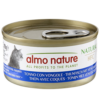 Almo Nature HFC Natural tonijn met venusschelpen natvoer kat (70 g)