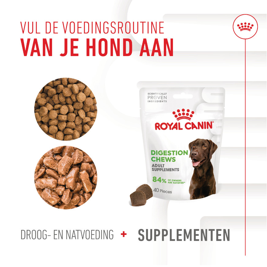 Royal Canin Digestion Chews voedingssupplement hond
