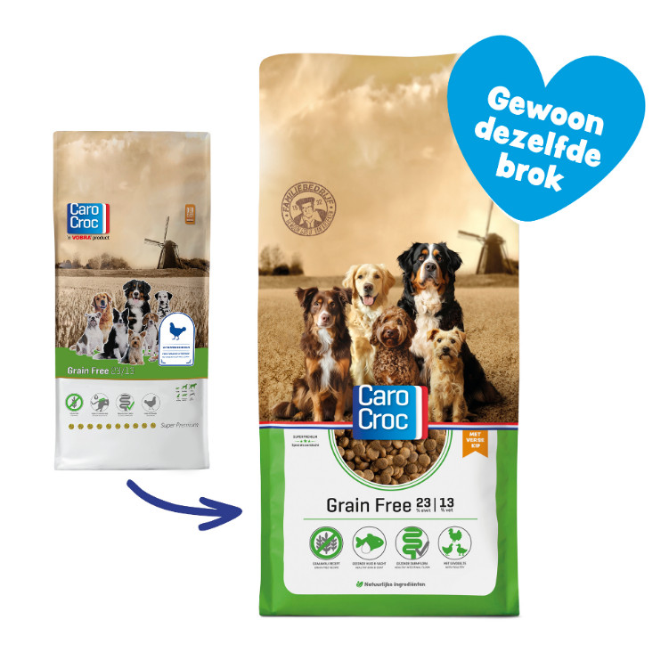 Carocroc 23/13 Grain Free hondenvoer