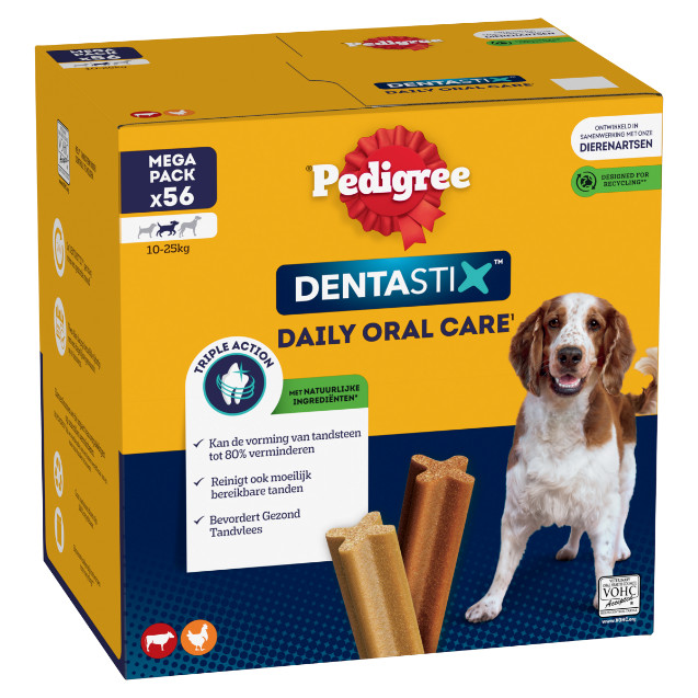 Pedigree Dentastix Medium hondensnack 10 tot 25 kg