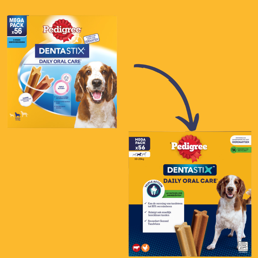 Pedigree Dentastix Medium hondensnack 10 tot 25 kg