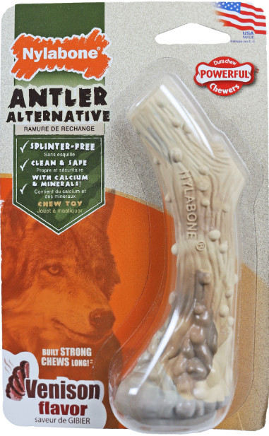 Nylabone Power Chew Antler nylon kauwspeelgoed hond (wildsmaak)