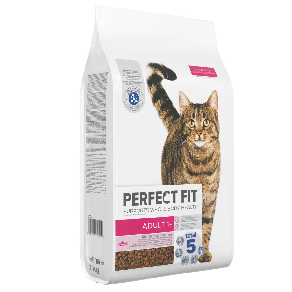 Perfect Fit Adult 1+  met zalm kattenvoer