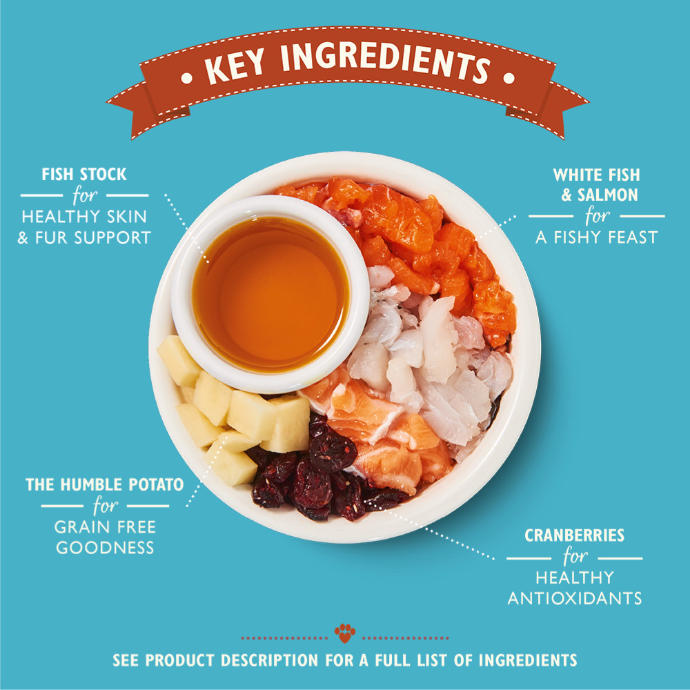 Lily's Kitchen Adult witvis met zalm kattenvoer