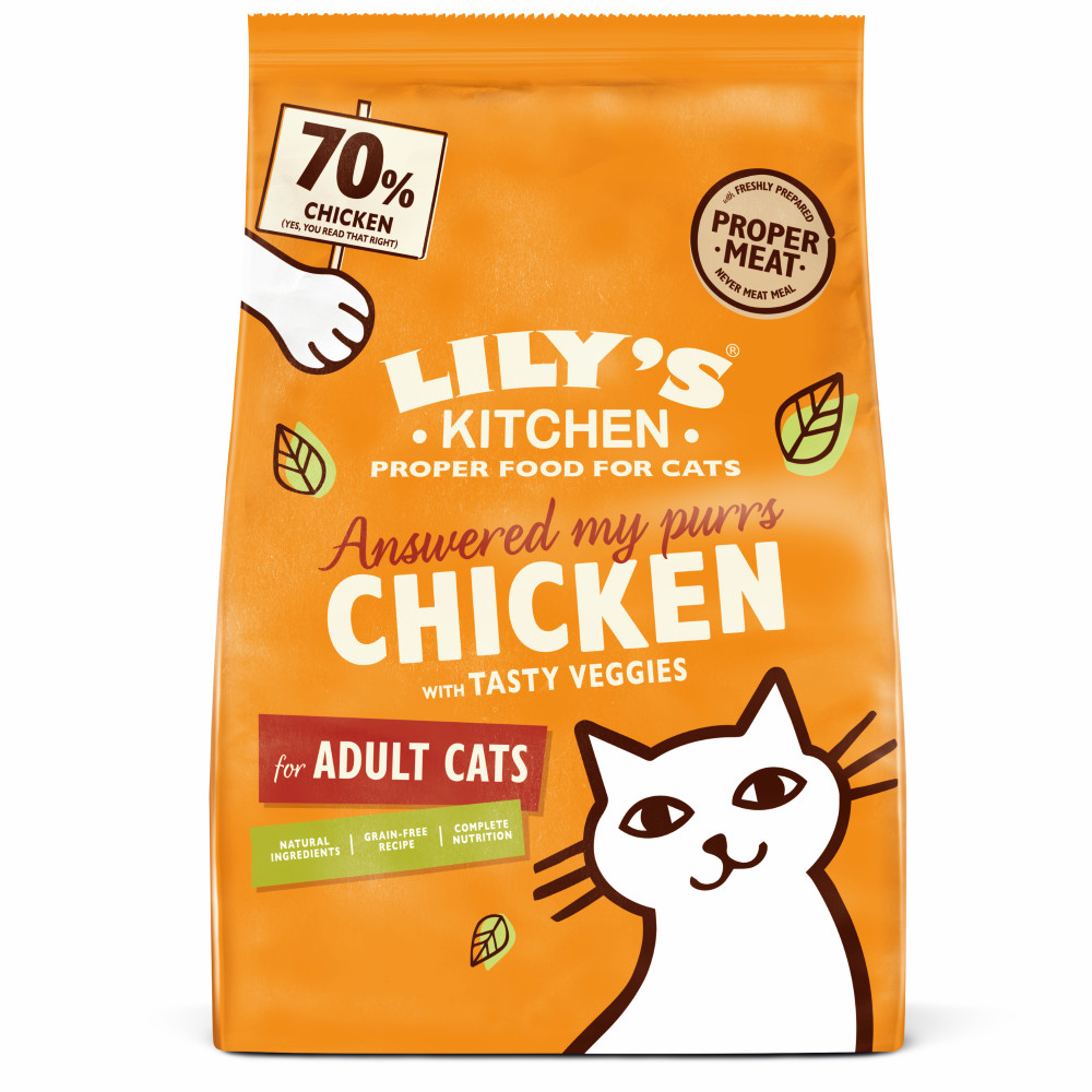 Lily's Kitchen Adult kip met groenten kattenvoer Lily's Kitchen Adult kip met groenten kattenvoer