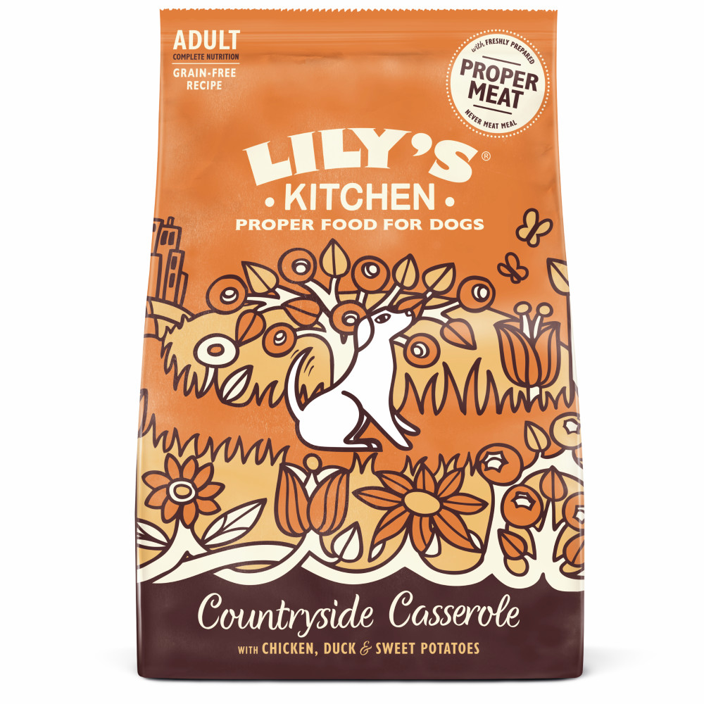 Lily's Kitchen Adult Countryside Casserole kip met eend hondenvoer Lily's Kitchen Adult Countryside Casserole kip met eend hondenvoer