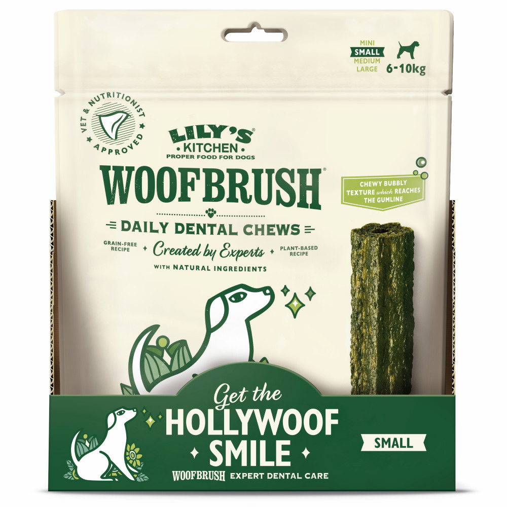 Lily's Kitchen Woofbrush Dental kauwsticks hondensnacks Lily's Kitchen Woofbrush Dental kauwsticks hondensnacks