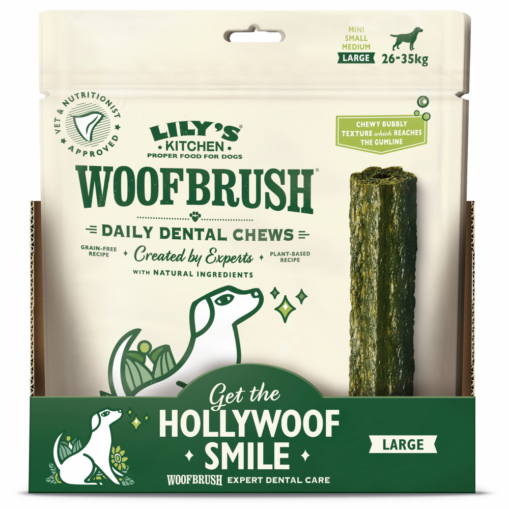 Lily's Kitchen Woofbrush Dental kauwsticks hondensnacks Lily's Kitchen Woofbrush Dental kauwsticks hondensnacks