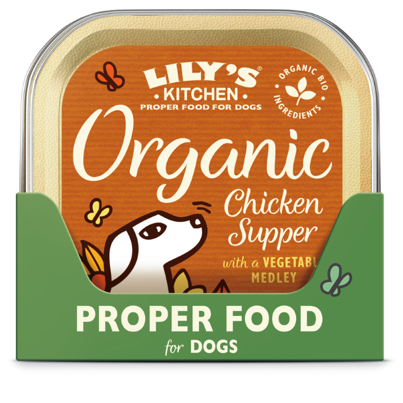 Lily's Kitchen Organic Supper kip paté natvoer hond