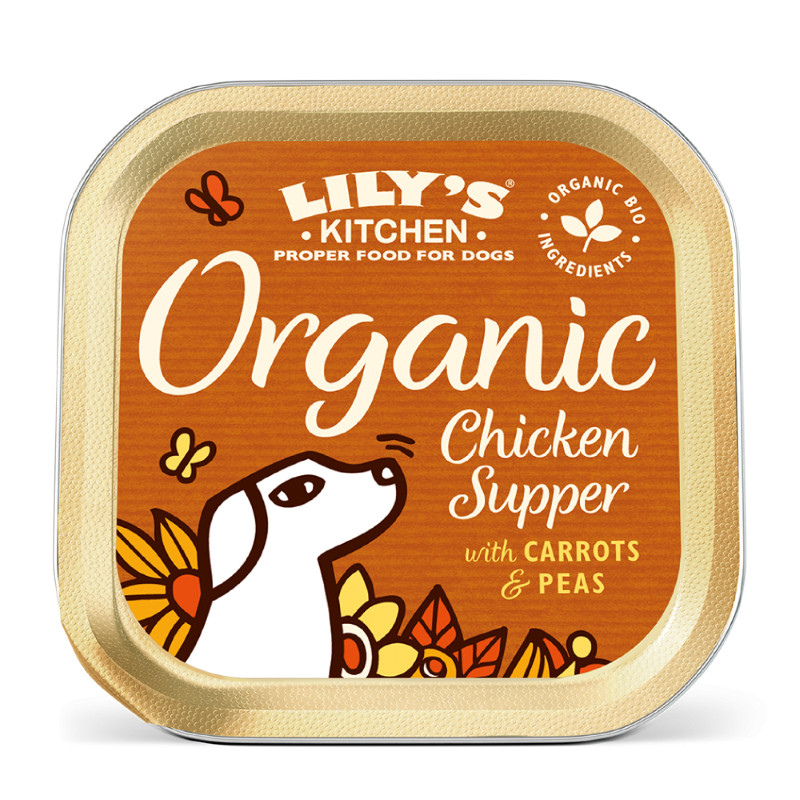 Lily's Kitchen Organic Supper kip paté natvoer hond