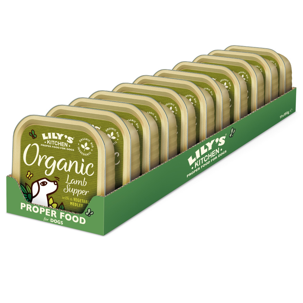 Lily's Kitchen Organic Supper lam paté natvoer hond Lily's Kitchen Organic Supper lam paté natvoer hond