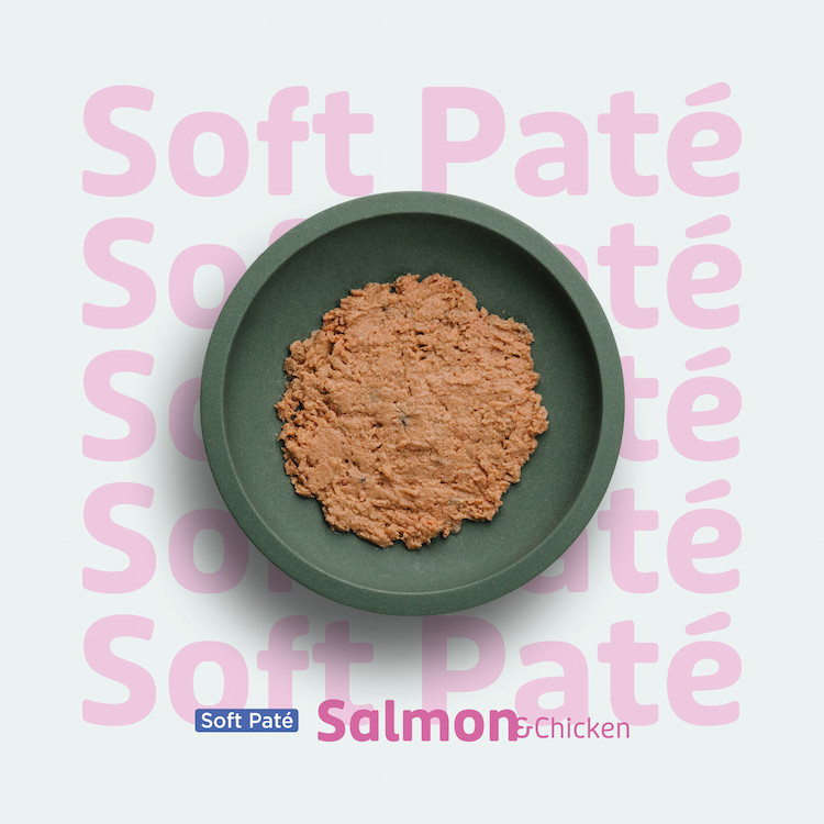 Prins Soft Paté Adult met zalm en kip natvoer kat