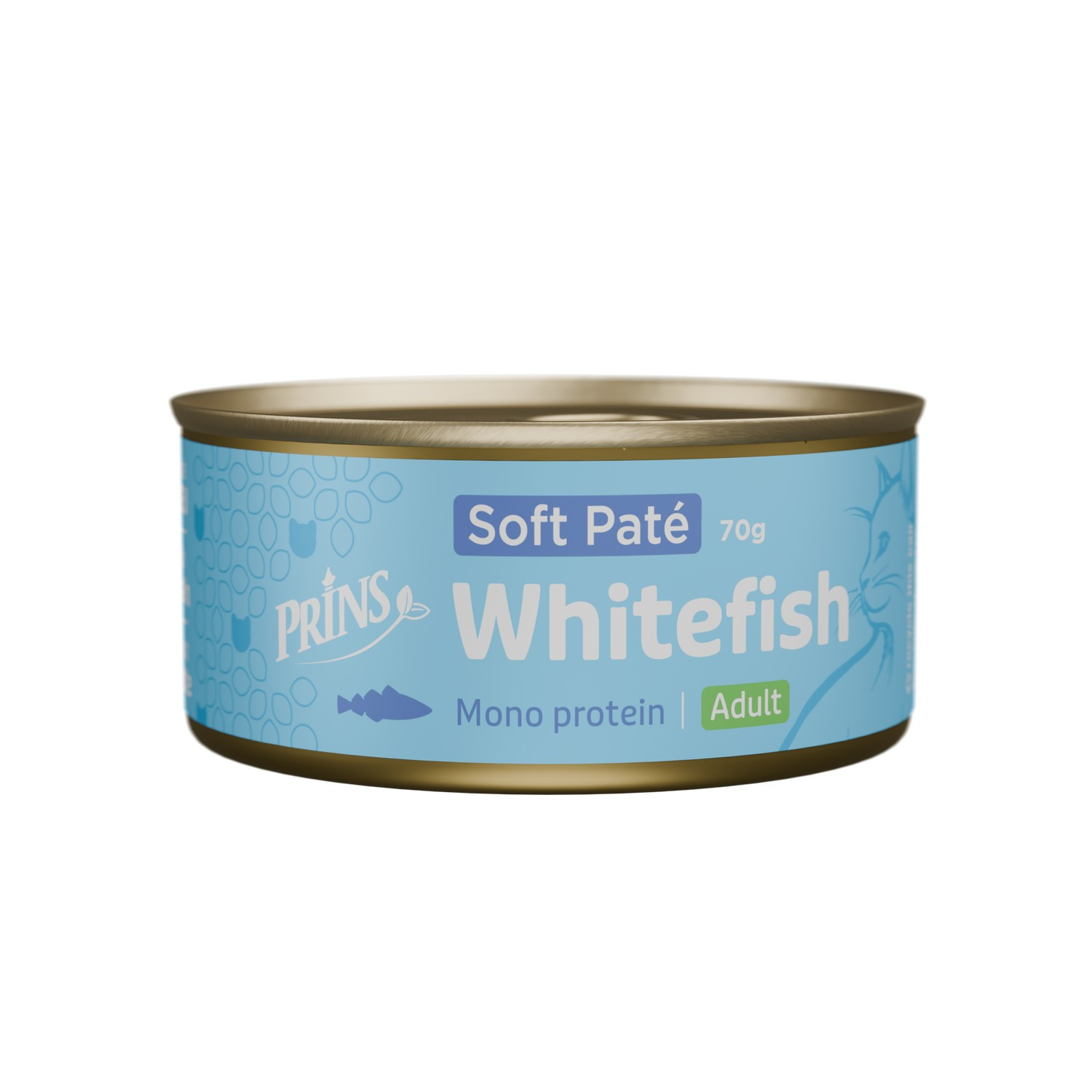 Prins Soft Paté Adult witvis natvoer kat