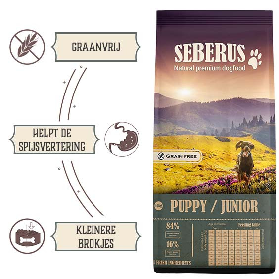 Seberus Puppy / Junior hondenvoer