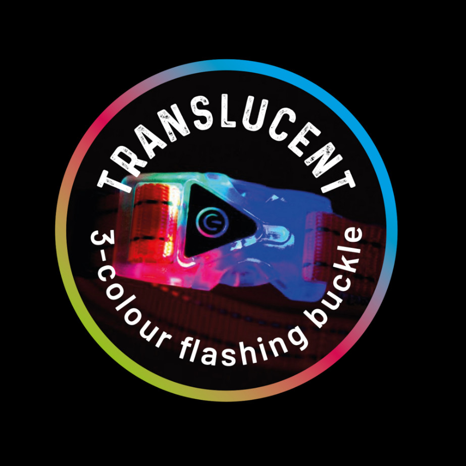 Jogginglijn met heupriem Stoffel fluo geel (118 cm/80-140 cm)