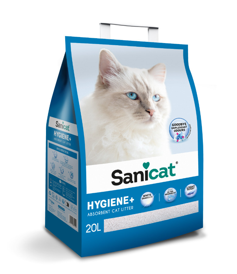 Sanicat Hygiene+ kattenbakvulling