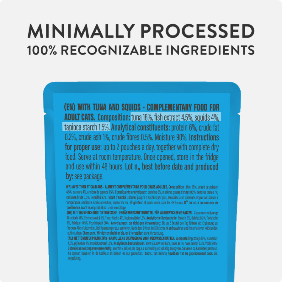 Schesir Cat Soup Wilde Tonijn & Inktvis