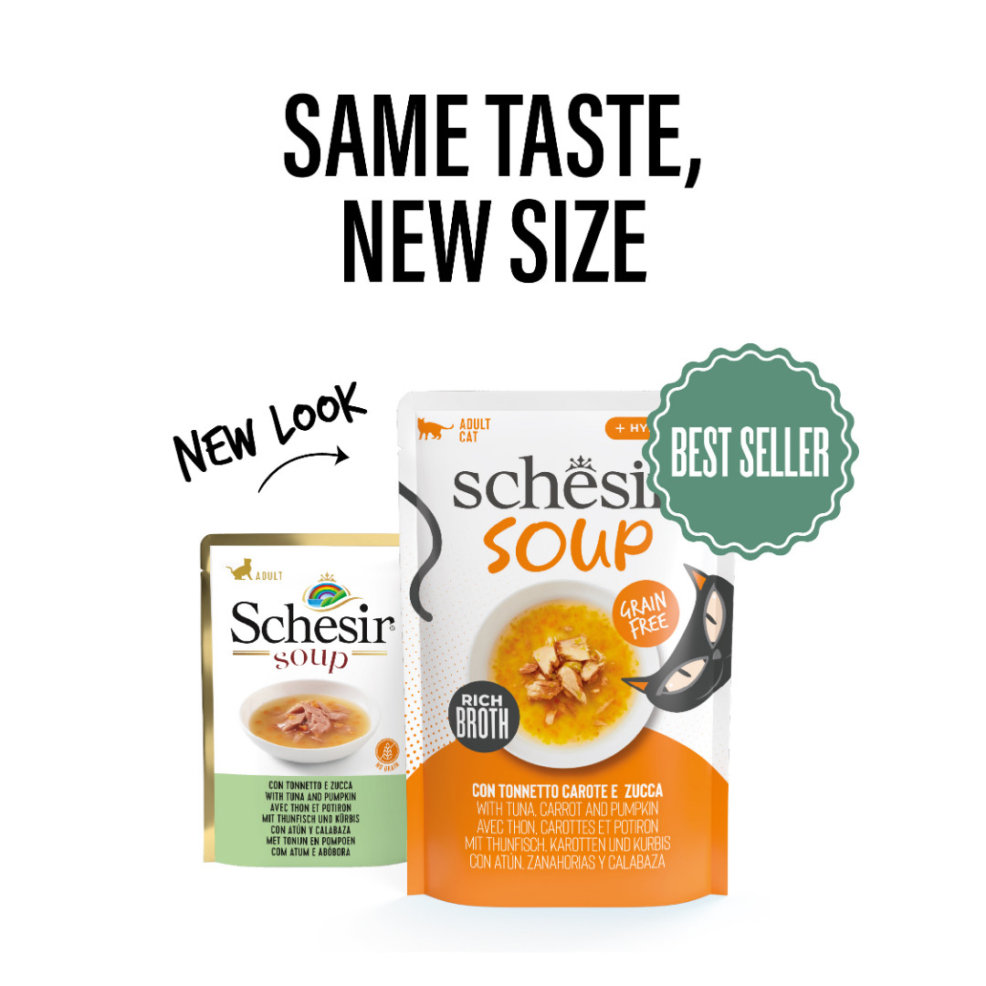 Schesir Cat Soup Wilde Tonijn & Pompoen