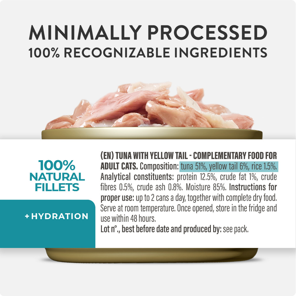 Schesir tonijn met barnsteenmakreel (jelly) natvoer kat (blikjes 85 g)