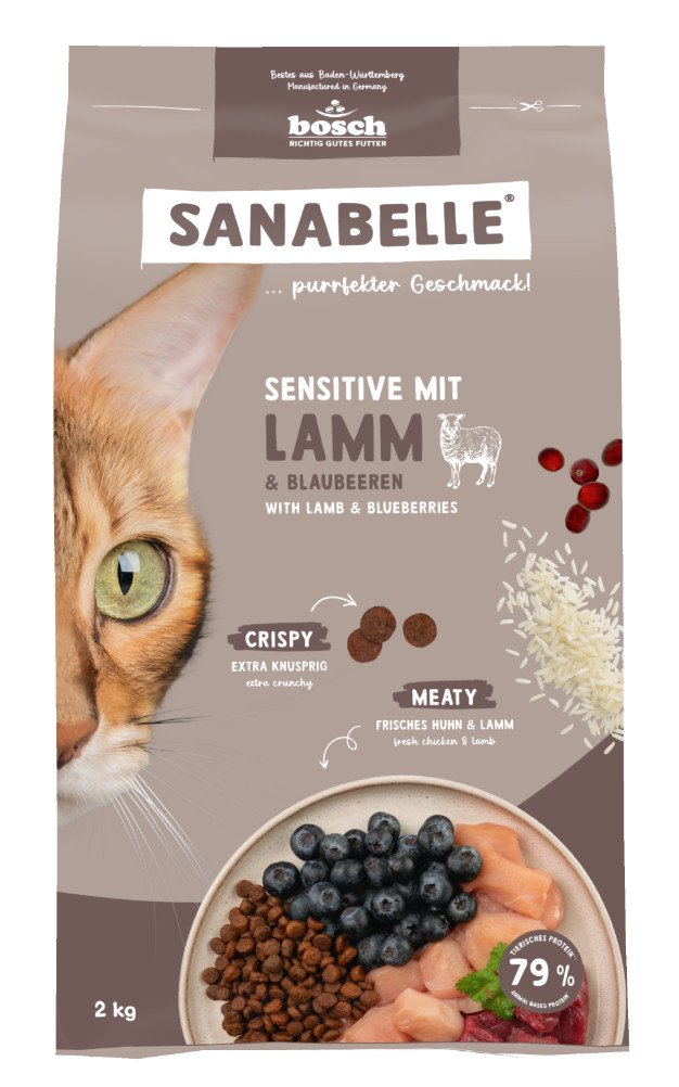 Sanabelle High Premium Sensitive Lam kattenvoer