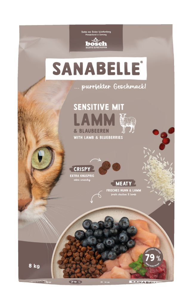 Sanabelle High Premium Sensitive Lam kattenvoer