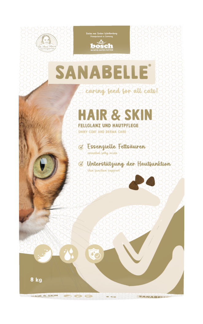 Sanabelle High Premium Hair & Skin kattenvoer