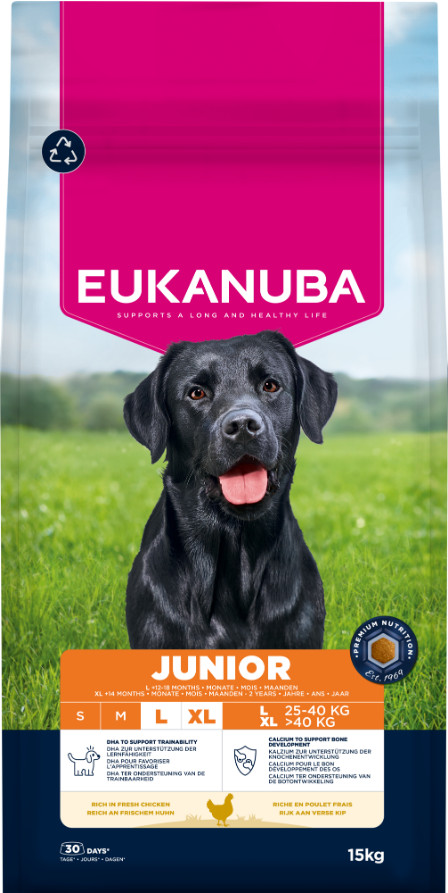 Eukanuba Developing Junior Large Breed kip hondenvoer