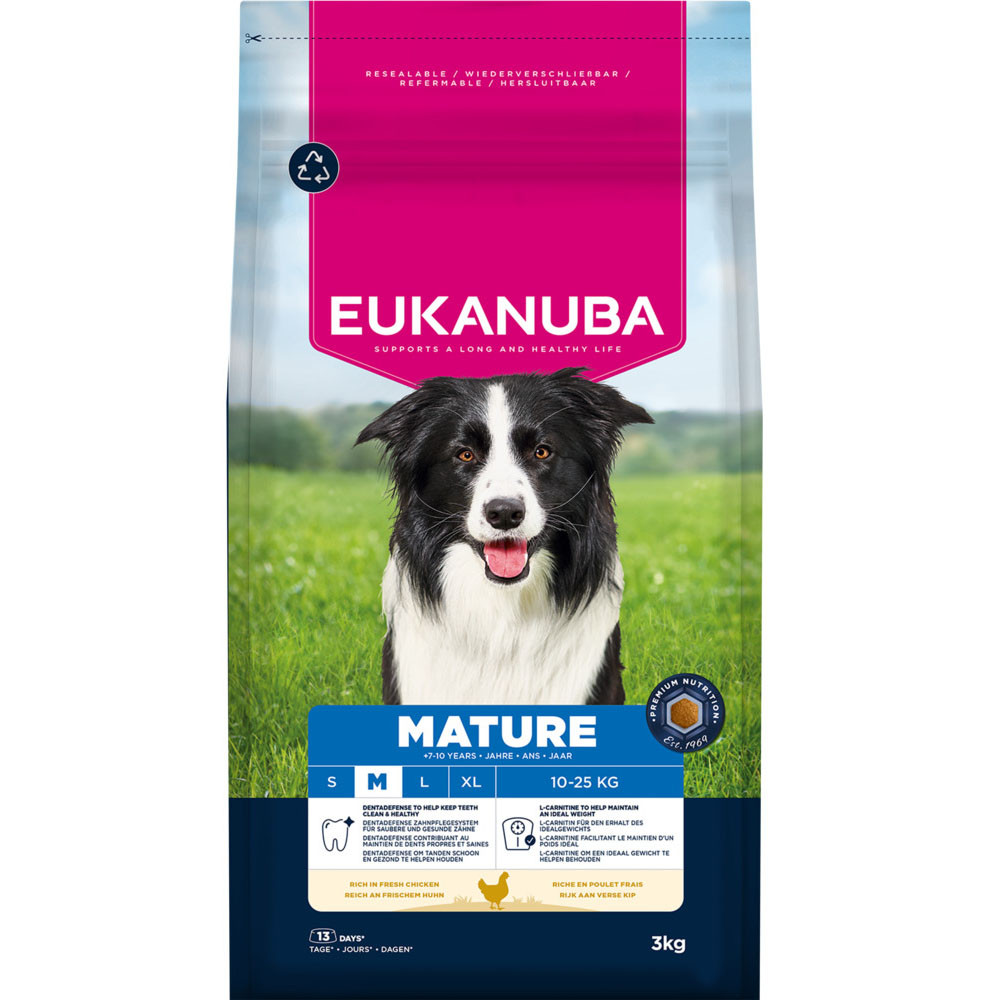 Eukanuba Thriving Mature Medium Breed kip hondenvoer
