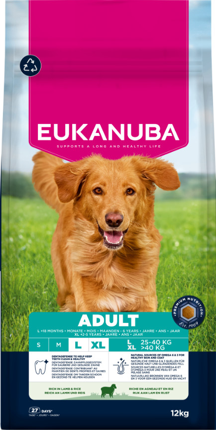 Eukanuba Adult Large met lam en rijst hondenvoer