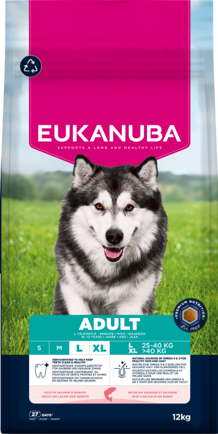 Eukanuba Adult Large Zalm & Gerst hondenvoer