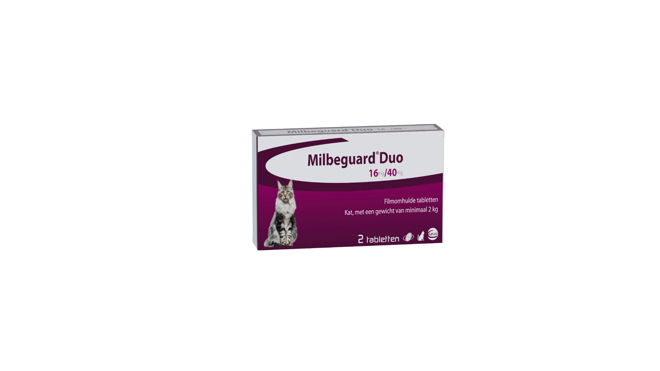 Milbeguard Duo 16/40 mg ontworming kat