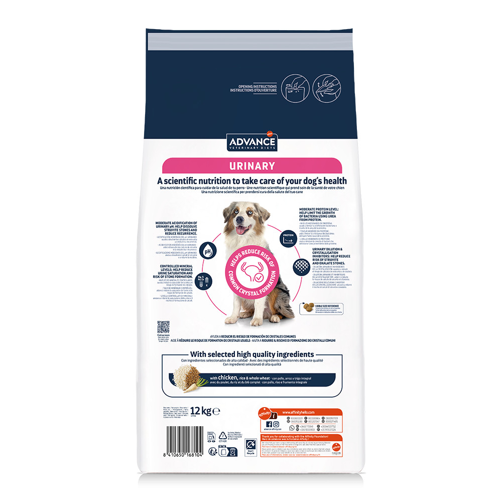 Advance Veterinary Urinary hondenvoer