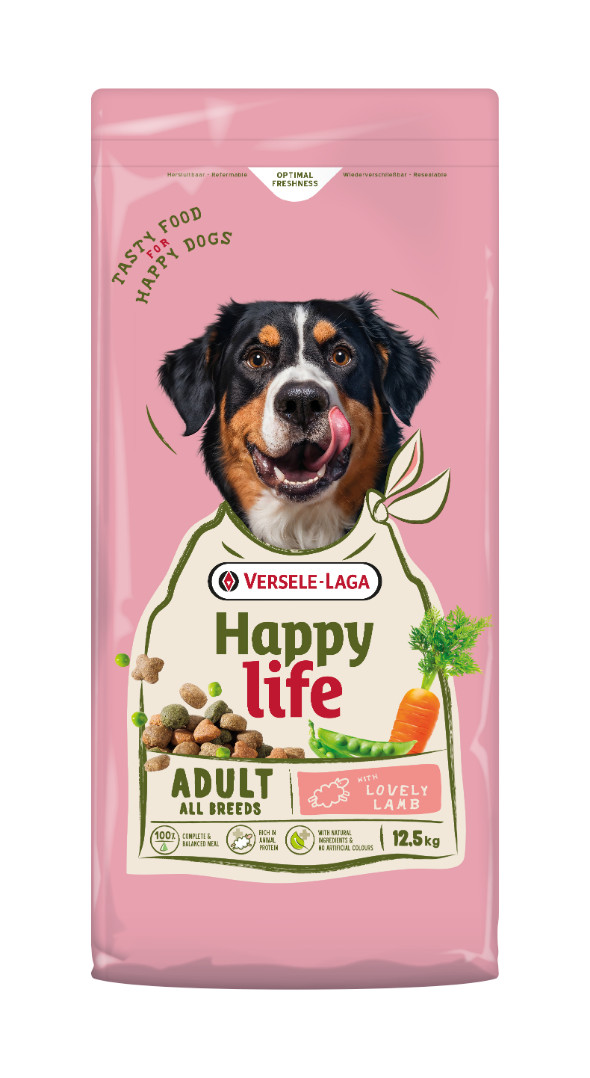 Happy Life Adult met lam hondenvoer