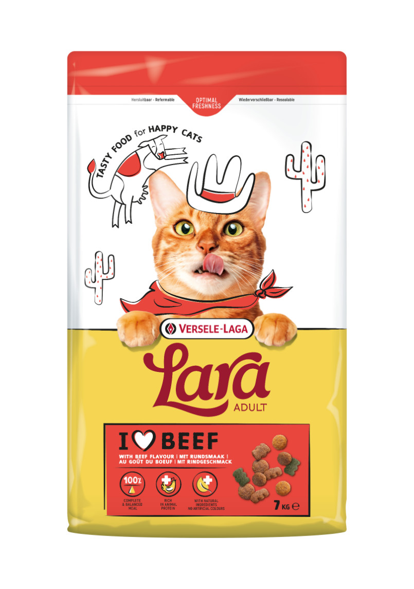 Versele-Laga Lara Adult met rundsmaak kattenvoer