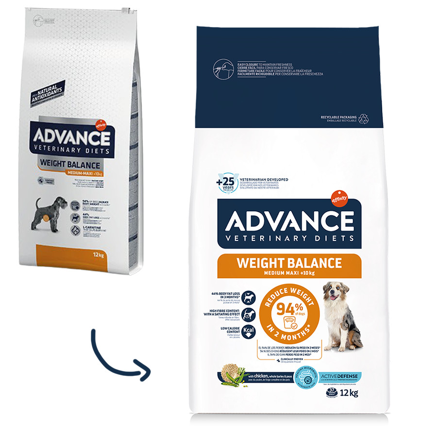 Advance Veterinary Weight Balance Medium-Maxi hondenvoer