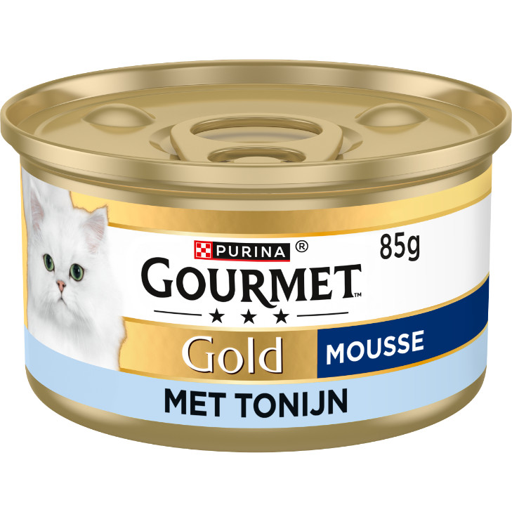 Gourmet Gold Mousse met tonijn kattenvoer (blik  85 g)