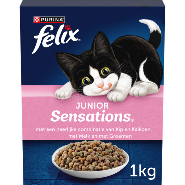 Felix Junior Sensations kattenvoer