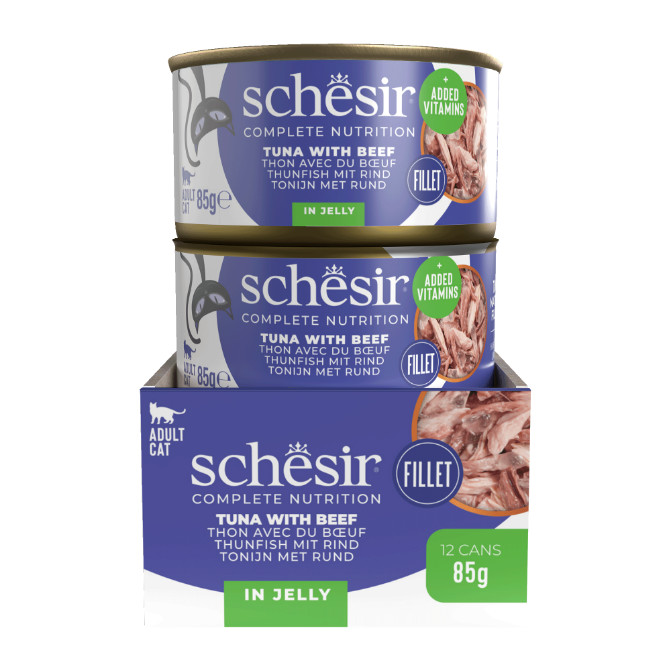 Schesir Tonijn met runderfilet