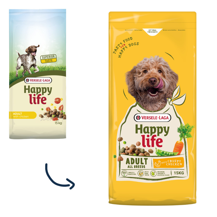 Happy Life Adult met kip hondenvoer