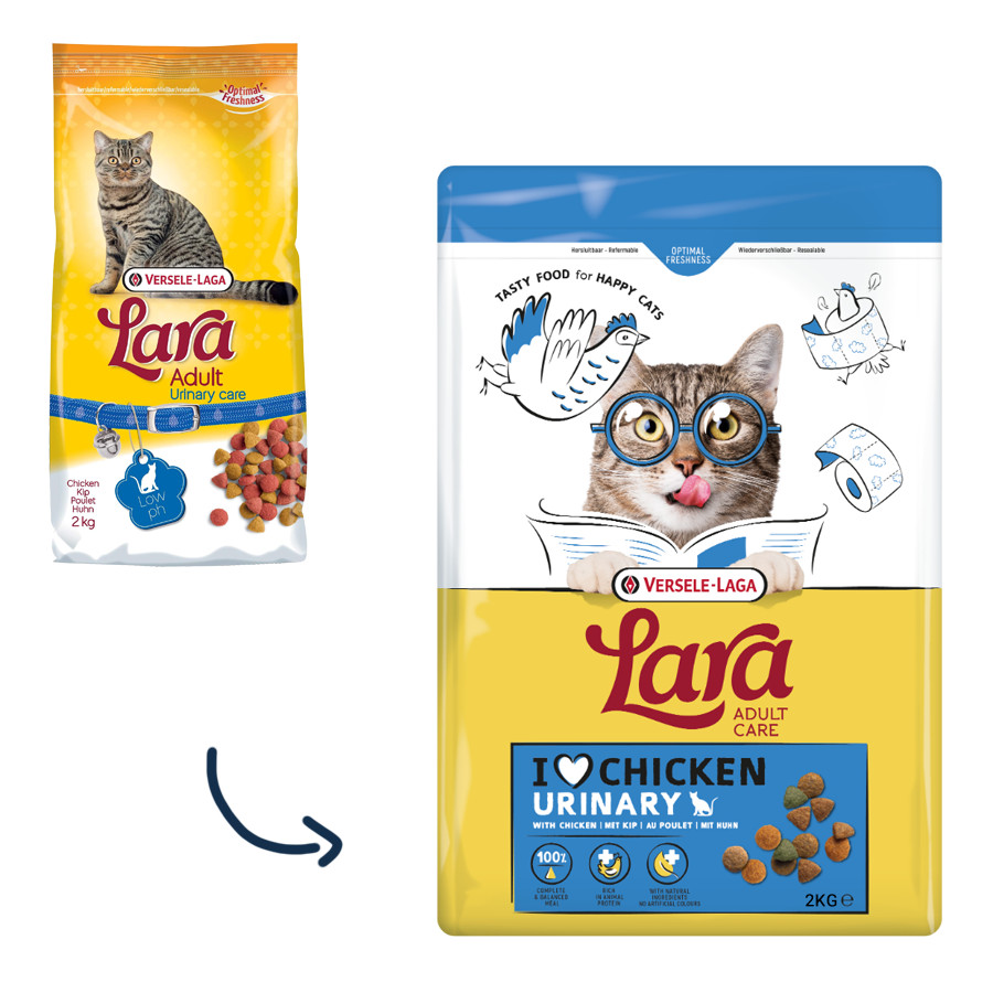 Versele-Laga Lara Adult Care Urinary met kip kattenvoer