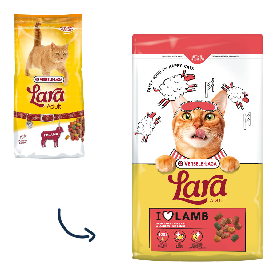 Versele-Laga Lara Adult met lam kattenvoer