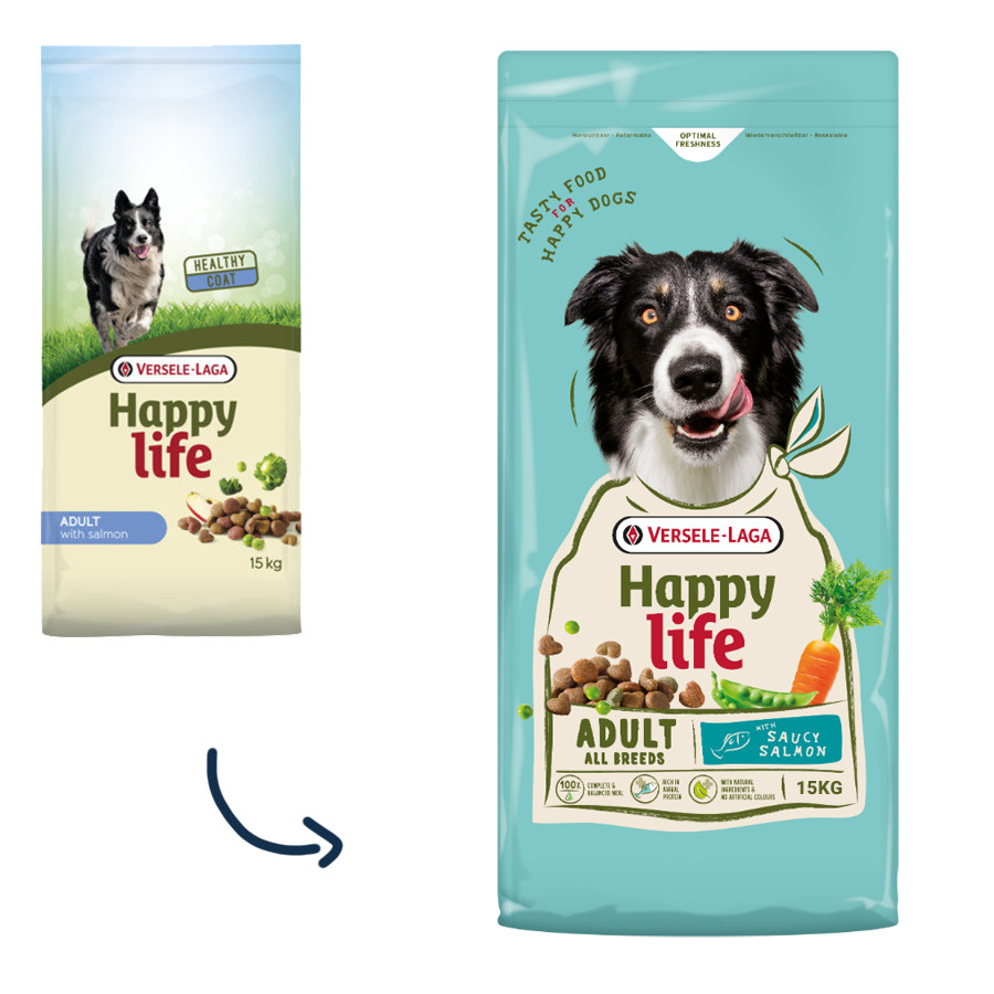 Happy Life Adult Salmon hondenvoer