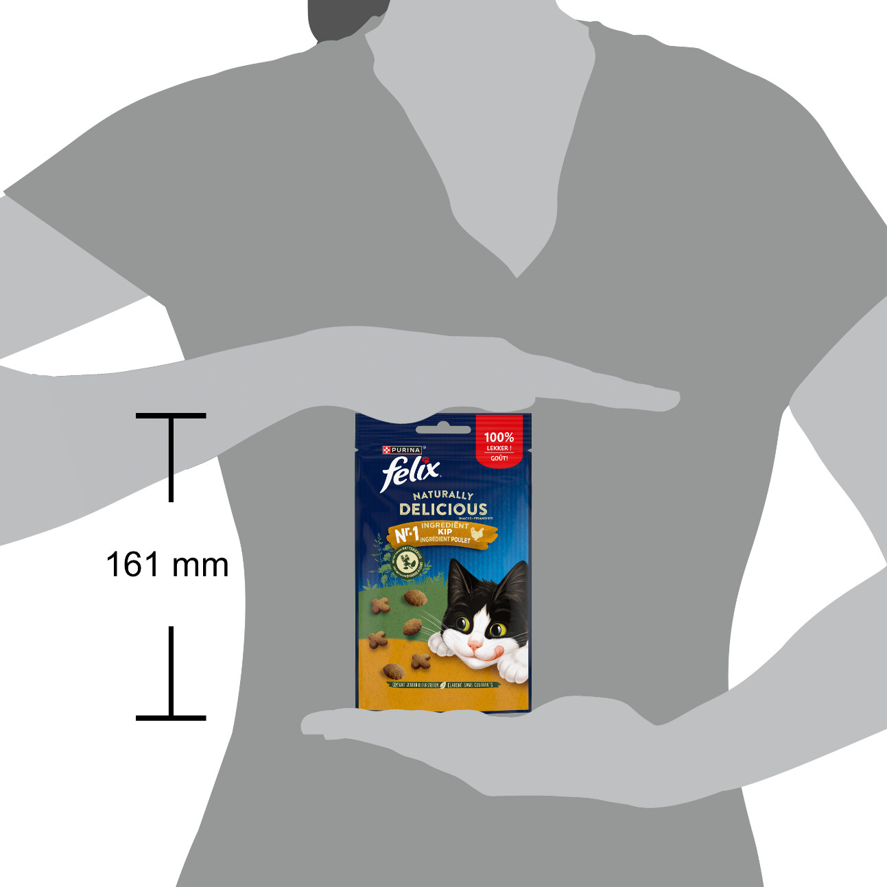 Felix Naturally Delicious Rijk aan Kip kattensnoep