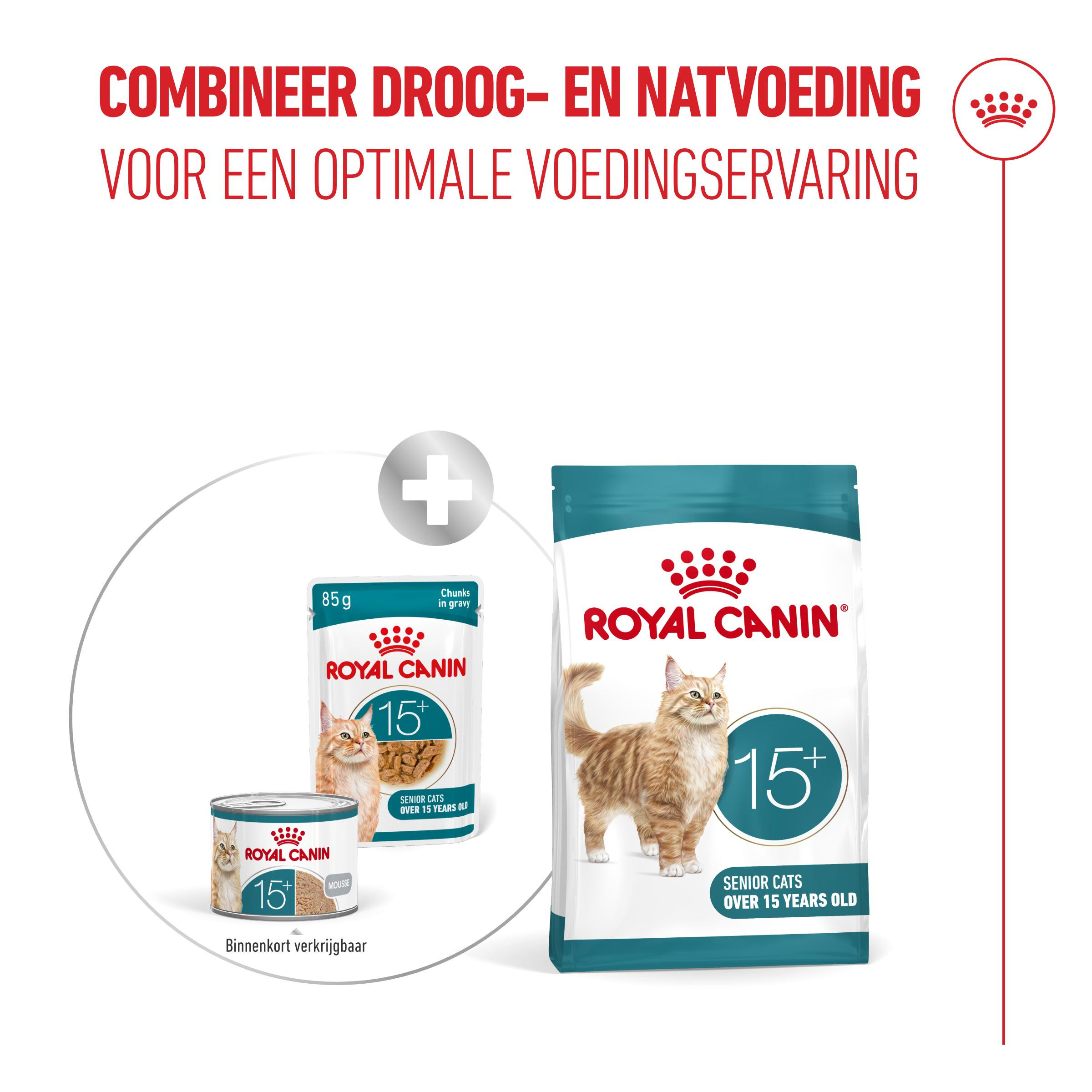 Royal Canin Ageing 15+ natvoer kat (in saus)