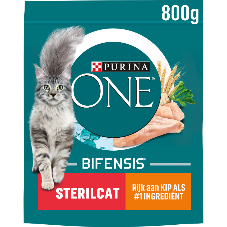 Purina One Sterilcat Kip en Tarwe kattenvoer
