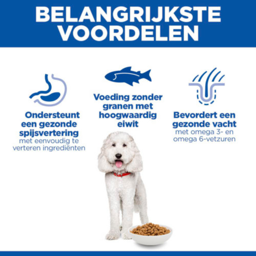 Hill's Adult Hypoallergenic nat hondenvoer met zalm blik
